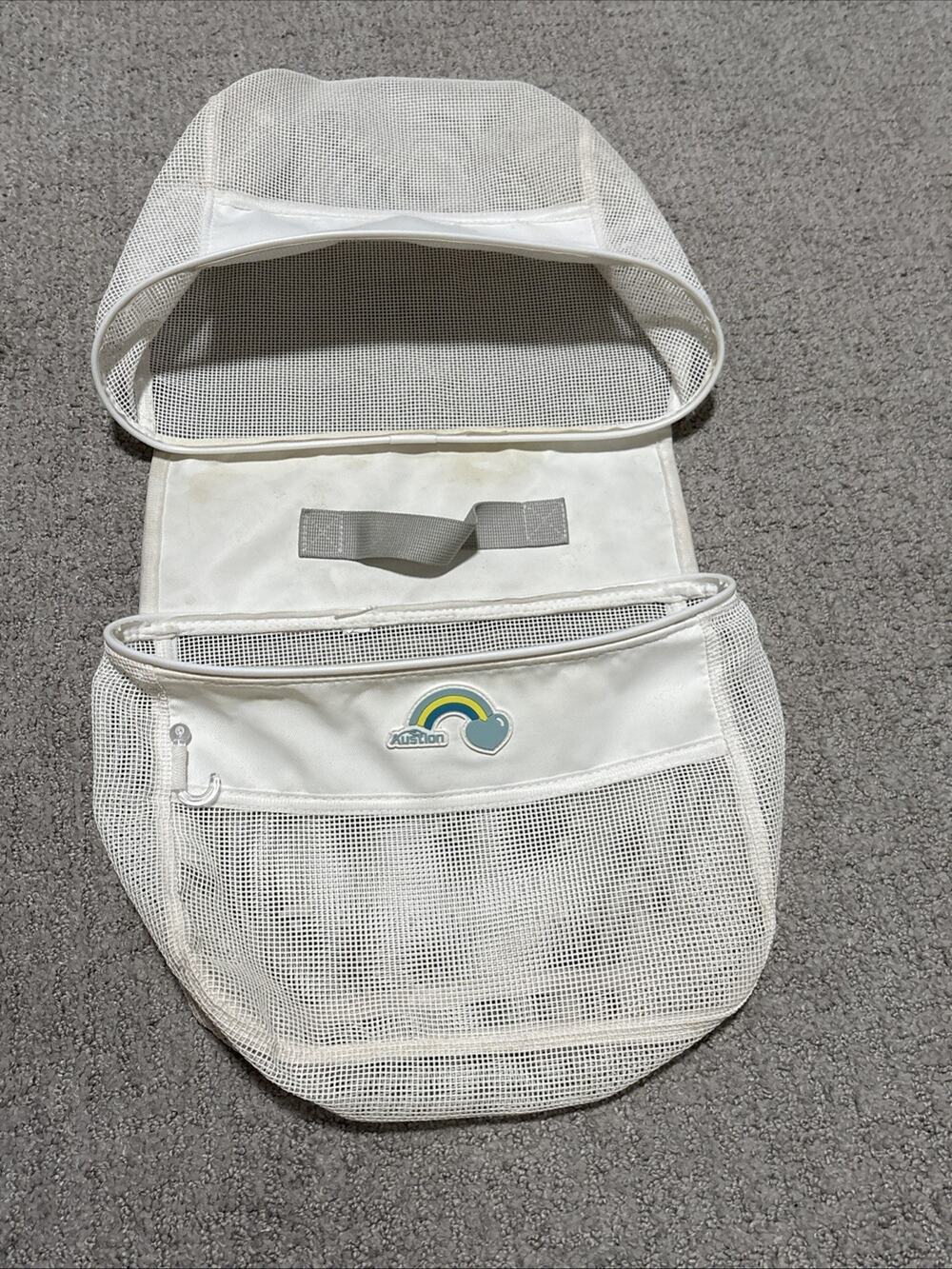 Austion Saddle Shape 2-Compartment Bath Toy Organizer